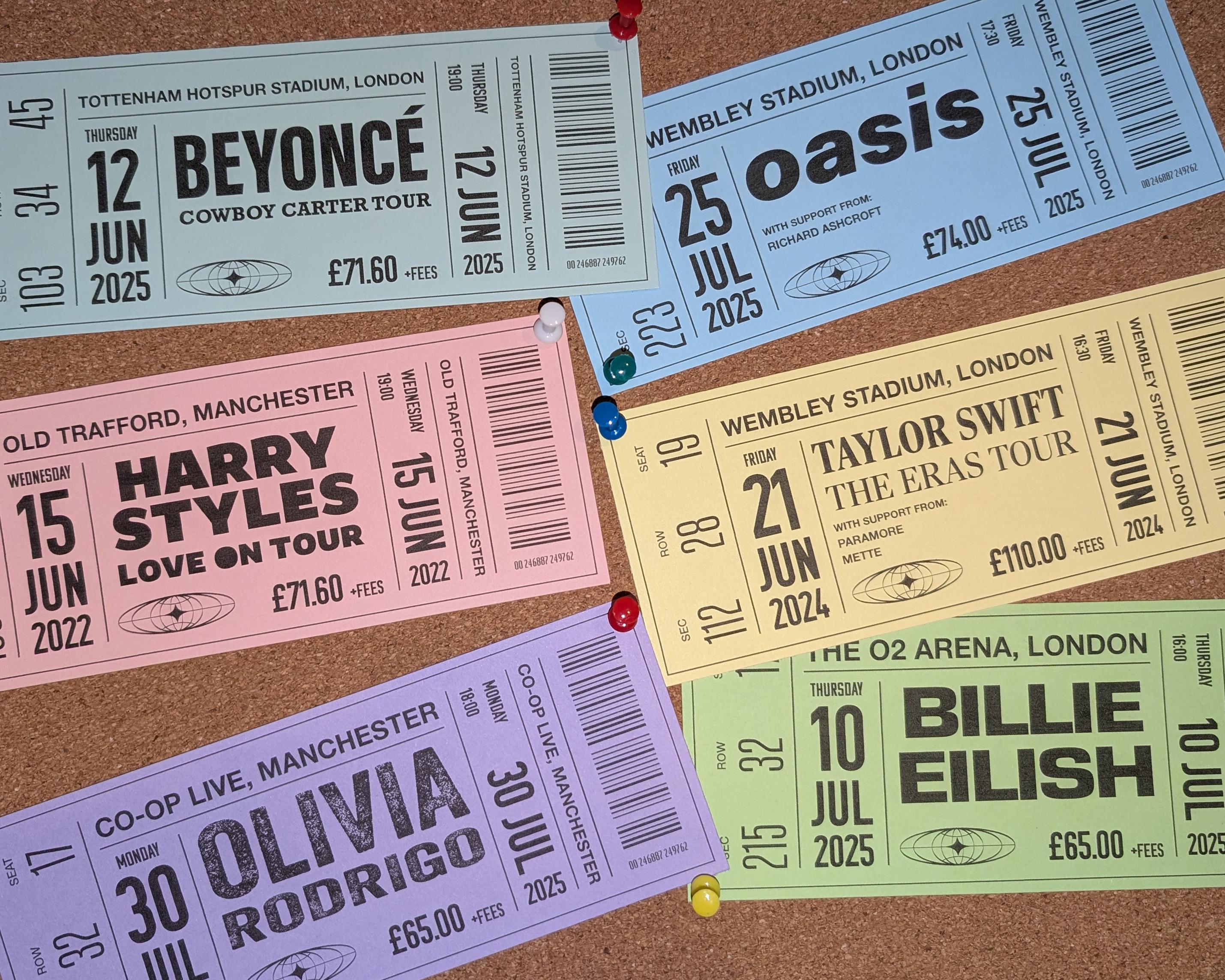 Vintage Concert Tickets - Etsy Canada