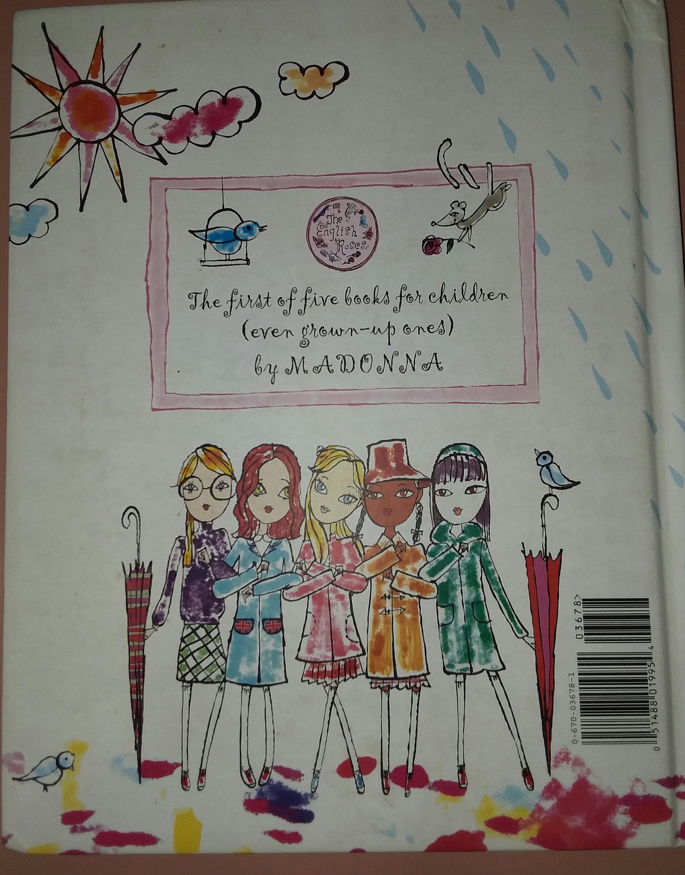 The ENGLISH ROSES Children's Book Written by MADONNA