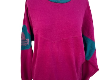 Vintage 90s Adidas women's sweater, size L