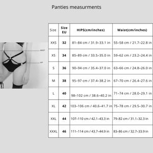 Elastic Lace Thong PDF Sewing Pattern|Anatomical Gusset Photo Tutorial | 8 SIZES