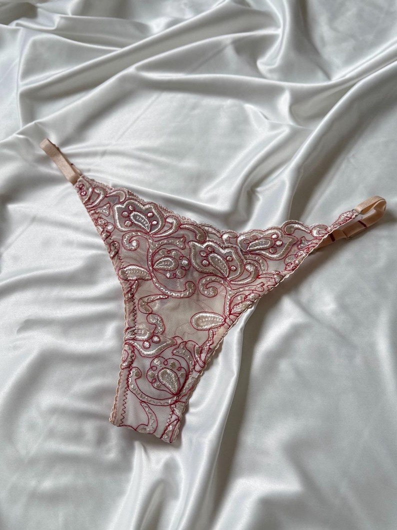Elastic Lace Thong PDF Sewing Pattern|Anatomical Gusset Photo Tutorial | 8 SIZES