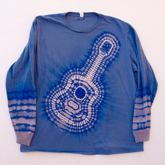 Items similar to Mens Tie Dye Ukulele Tshirt on Etsy
