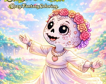 Santa Muerte - Cozy Fantasy Coloring