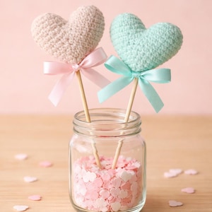 Heart Crochet Pattern PDF • Easy Amigurumi Heart Pattern • Beginner-Friendly Crochet • Instant Download Plush Heart Pattern English US terms