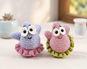 Chubby Patrick Star Crochet Pattern PDF | Amigurumi Starfish Digital Crochet  with Video Tutorial | Cute Cartoon Plushie DIY