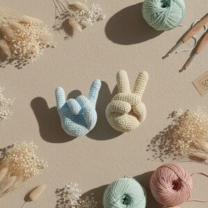 Poseable Crochet Hand Pattern | Amigurumi PDF with Video Guide (Digital Download) image 2