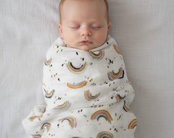 Muslin Swaddle Sewing Pattern PDF | Easy Baby Blanket Video Tutorial for Beginners