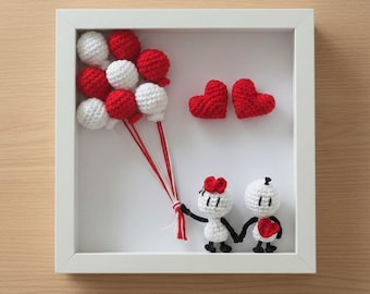 Crochet Balloon Couple Pattern | Valentine's Amigurumi (PDF Pattern)
