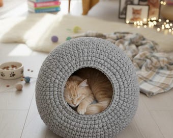 DIY Crochet Cat House Pattern | Video Tutorial