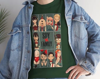 Espionage Anime Graphic Tee: Manga-Inspired Otaku Streetwear, Otaku Shirt
