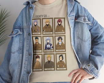 Anime Character Graphic Shirt: Soft Cotton Unisex Tee, Street Style Clothing