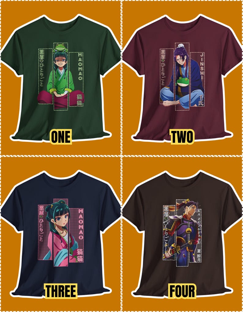 Anime Tee: Japanese Character Tee | Otaku Gift Ideas image 5