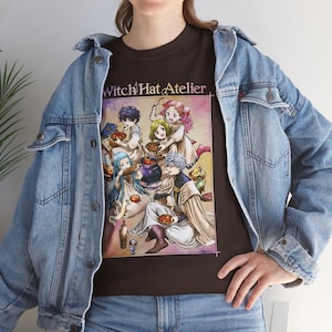 Camiseta de anime de bruja: Camiseta con estampado de anime, ideas de regalo para otakus
