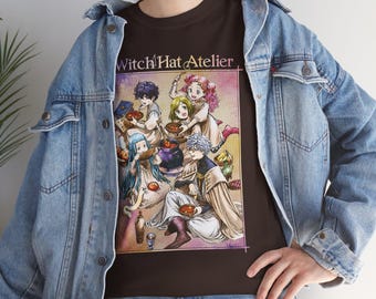 Witch Anime Tee: Anime Graphic Shirt, Otaku Gift ideas