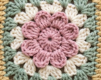 Beginner Granny Square Crochet Pattern Bundle | 6 Easy Square Designs | Step-by-Step PDF | Instant Download