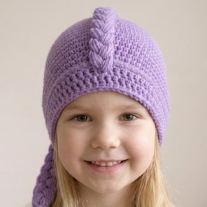 Crochet Braid Beanie Pattern | K-Pop Inspired Hair Hat (PDF Pattern)