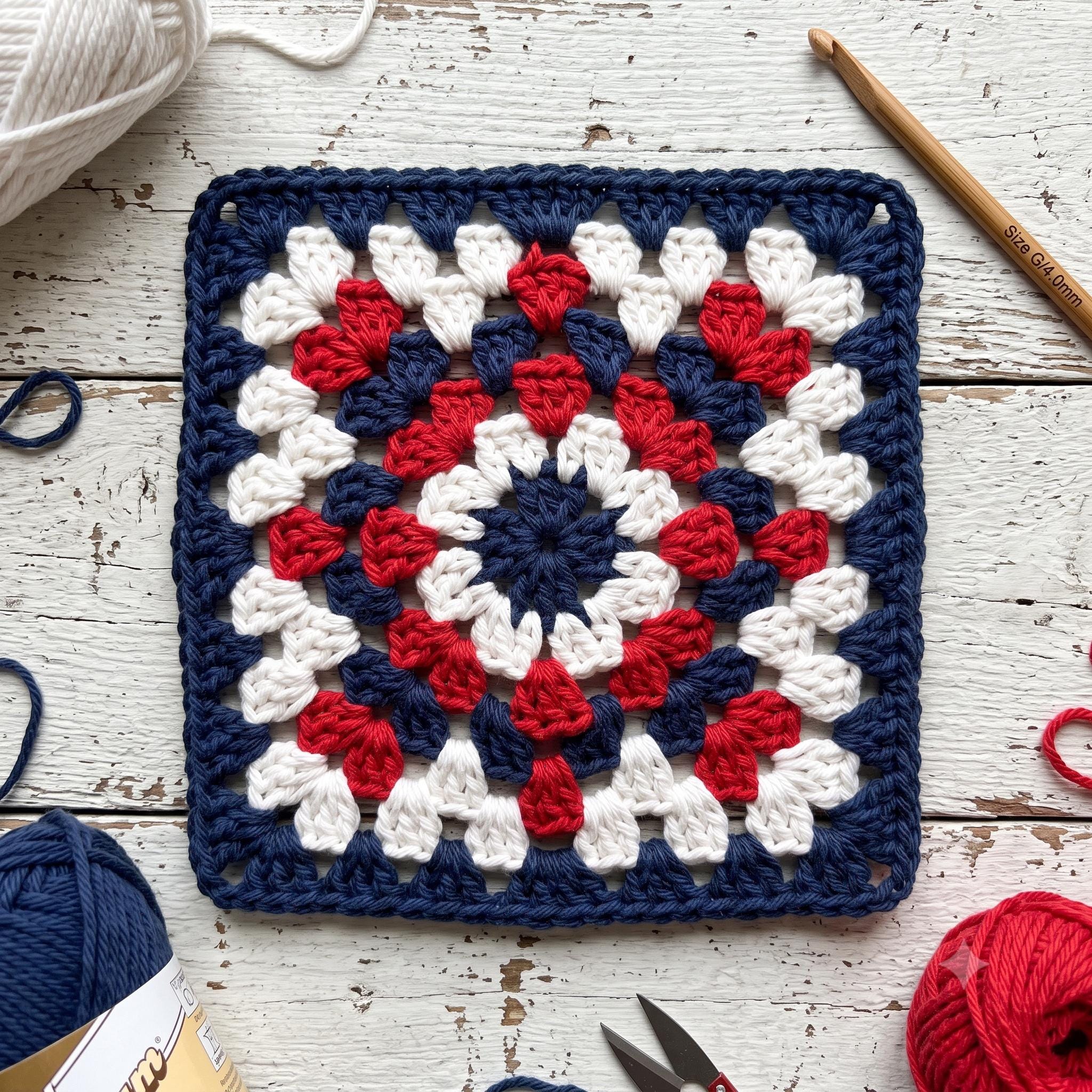 39 Red, White, and Blue Crochet Patterns for Festive Celebrations 9 4th July Crochet Pattern Bundle