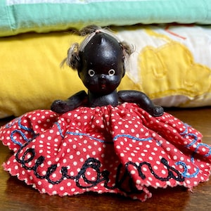 Black Bisque Doll 