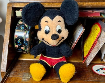 vintage Mickey Mouse plush, 16.5 inches tall, Walt Disney Characters, California Stuffed Toys