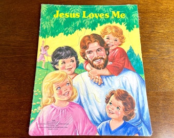 vintage Jesus Loves Me kids puzzle, NOS, 1987, Standard Publishing Co, religious children’s puzzle