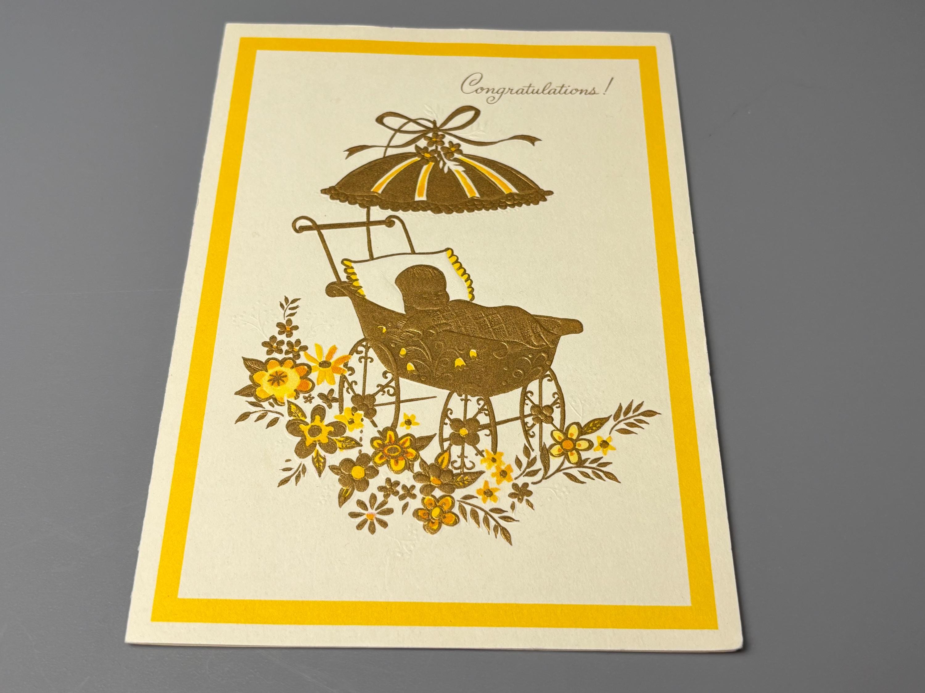 Vintage Congratulations New Baby - Etsy