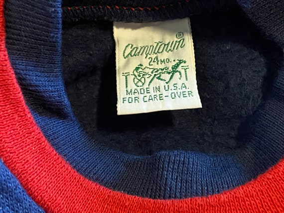 vintage varsity toddler sweater, 24 months, Campt… - image 5