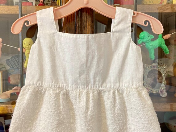 vintage girls slip dress, christening gown, bapti… - image 3