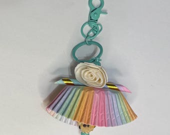 Pastel Blossom Forage Bell – Flower Foraging Toy for Rats, Hanging Enrichment Bell for Small Pets