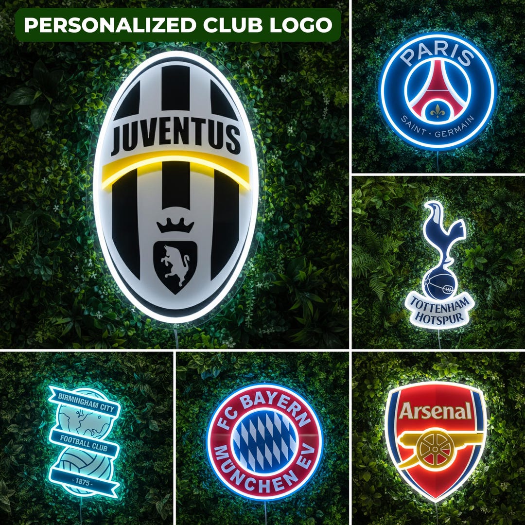 Led Signs Football Custom Football Club LED Neon Sign | Sports Bar Decor - Etsy
