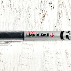 セーラー リキッド ボール ジェル ローラーボールペン、0.7 mm 細字、バイオレット パープル インク、アーカイブ、成型グリップ、漏れ防止、アート ジャーナリング、スクラップブッキング