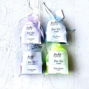 Picket Fence Studios Paper Glaze Ombre 3 pack, Sunset Purples, Sky Blues, Nutcracker Ballet, or Grass Greens, 3-1.5 oz jars/set, paper craft
