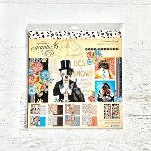 Graphic 45 Well Groomed Collection-12X12 collection pack, 2 sheets each-8 designs, double-sided, scrapbooking, paper crafting, card making