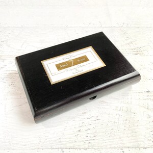 シガー ボックス、ロッキー パテル シグネチャー、中古、着色木材、11.125 x 7.75 x 2.25 インチ サイズ、収納、工芸、木材、ホンジュラス製、カード ボックス