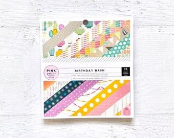 Pink Paislee 5th & Monaco Puffy Vinyl Stickers - Dimensional Scrapbook & Journal Decor