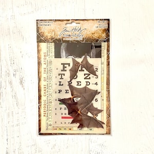 Tim Holtz, Idea-ology, Halloween 2022 Transparencies, 11 pc, vintage style, collage paper crafting, card making, art journaling, altered art