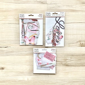 Historias sencillas Historia de amor vintage sencilla Grandes fragmentos, Efímeras o Piezas de página, Creación de tarjetas, Elaboración de papel, Álbum de recortes, Troqueles, Técnica mixta