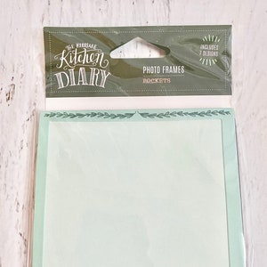 Lily and Val Photo Frame Pockets, door Hampton Art, 7 per verpakking, 3,75 x 4 inch, voor gebruik in kookboeken, planners, plakboeken, minialbums en papercrafts