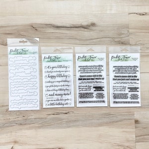 Picket Fence Studios Verjaardag Chique sentimenten, ongepast Halloween of advies dat mama's moeten geven Stempelsets, papierambachten, kaarten maken