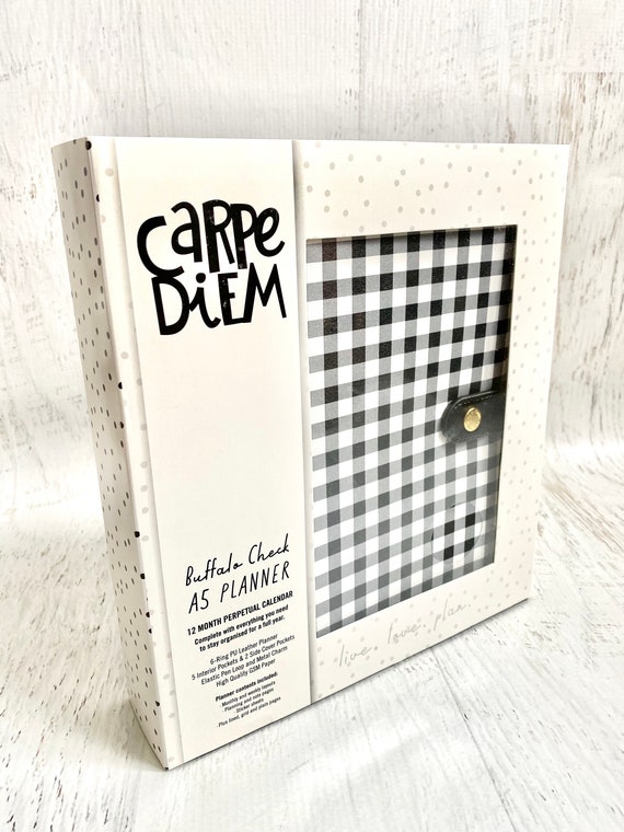 Carpe Diem Seasons Double-Sided A5 Planner Monthly & Undated Inserts