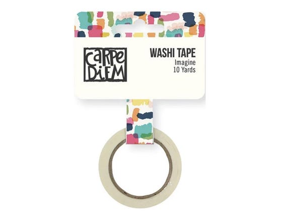 Simple Stories Carpe Diem Crafty Girl Washi Tape, 10 yds, planner, papercrafting, cards, journaling
