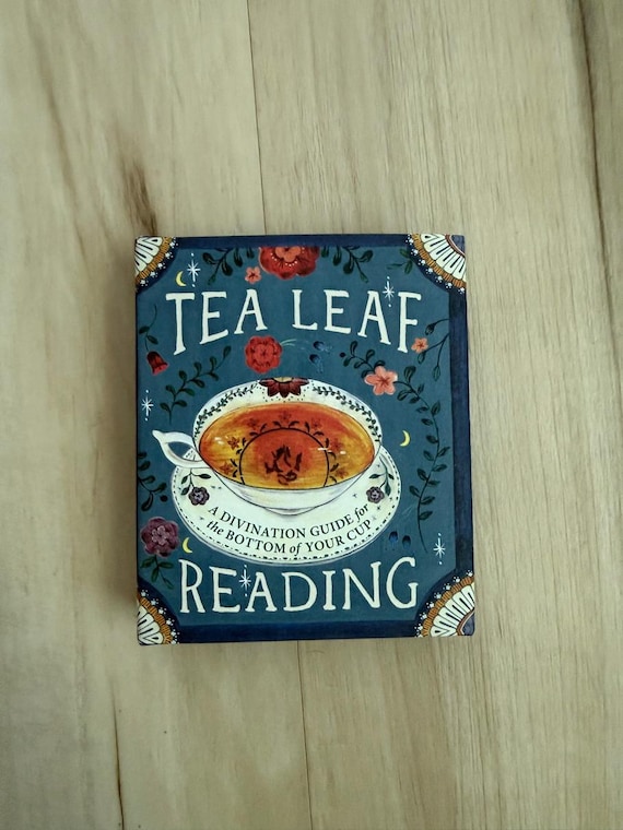 Mini Book, Tea Leaf Reading-A Divination Guide for the Bottom of Your Cup, New, Hard Cover, 144 pg, ~2.5" square