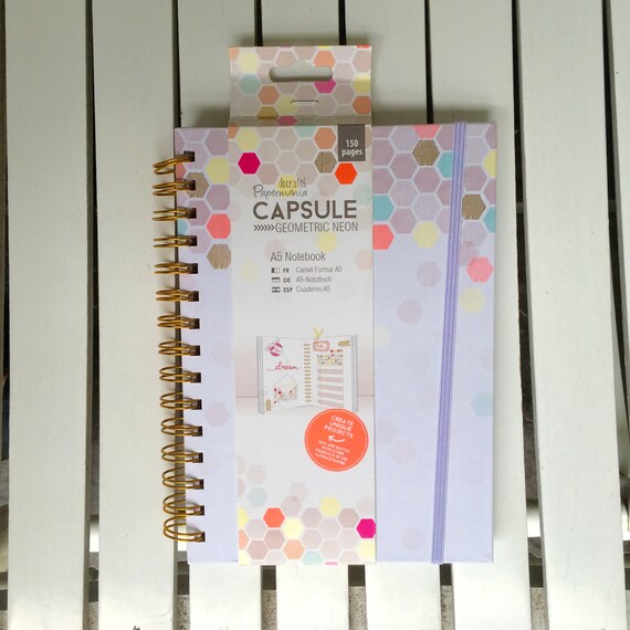 Papermania Geometric Paper Kraft Capsule Collection Scrapbook Set