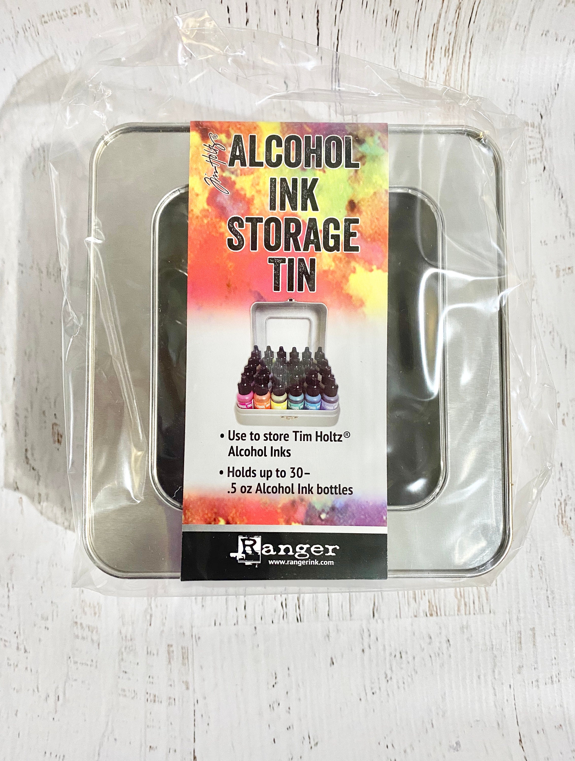 Alcohol Inks, Tim Holtz, Adirondak, 1/2 Ounce Bottle With Special Tip, Use  With Copic Markers on Non-porous & Porous Surfaces, Ranger Inks 