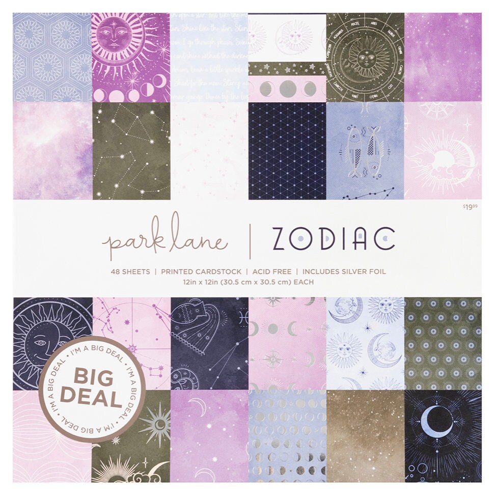 Park Lane 48 Sheet 12 x 12 Neutral Metallic Cardstock Paper Pack - Cardstock - Paper Crafts & Scrapbooking