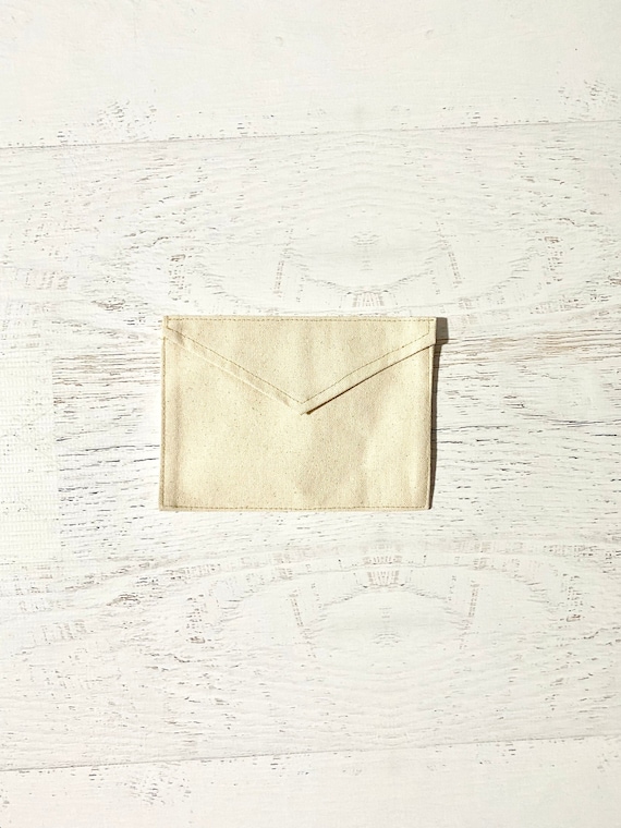 Canvas Corp Canvas Stitched Envelopes 5x7, 2 per Package, Natural Canvas  Color-ivory, Card Making, Paper Crafting, Gifting, Blank Canvas 