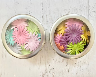 Prima ハンドメイドフラワー装飾品、6個入り、スクラップブッキング