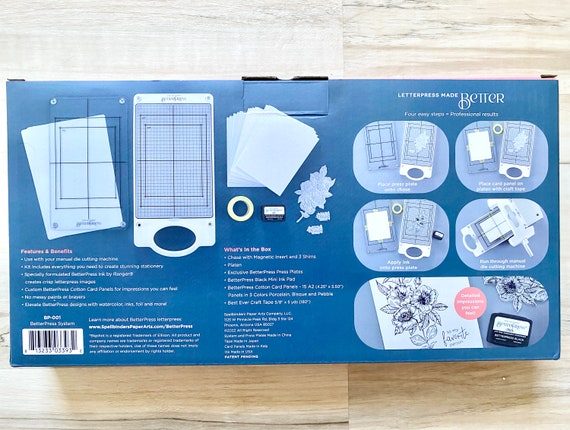 Spellbinders　BetterPress セット（未使用品） Amazon.com: Spellbinders BetterPress Letterpress Machine/for