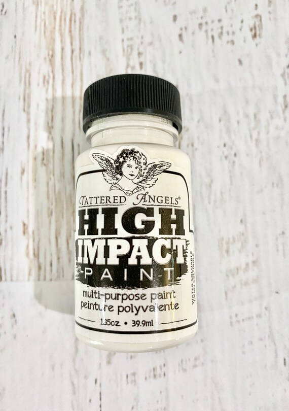 Tattered Angels High Impact Paint in White or Rose Gold for cardmaking, scrapbooking, mixed media, altered art, art assemblage, miniatures