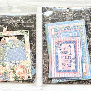Graphic 45 Cottage Life Ephemera Assortment or Journaling Cards, embellishment, mini albums, card making, paper crafting, scrapbooking