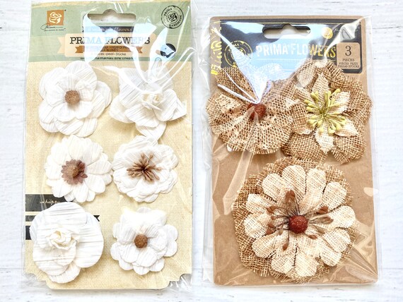  Elegant Blooms & Things Mini Faux Gold Flower Embellishments,  24 Pcs, Craft Projects, Sewing on Apparel, Scrapbooking, Cards